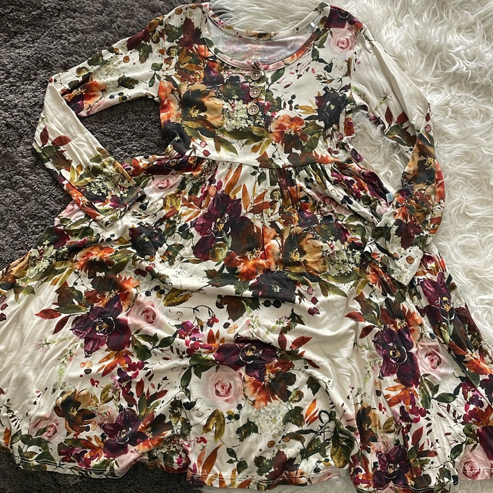 Posh Peanut 5T Floral Twirl
